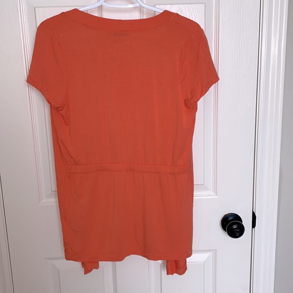 Ricki’s | Light Orange Short Sleeve Cardigan - Size XS - Picture 2 of 4